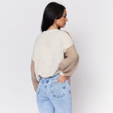 Pastell Velvet Oversized Cardigan