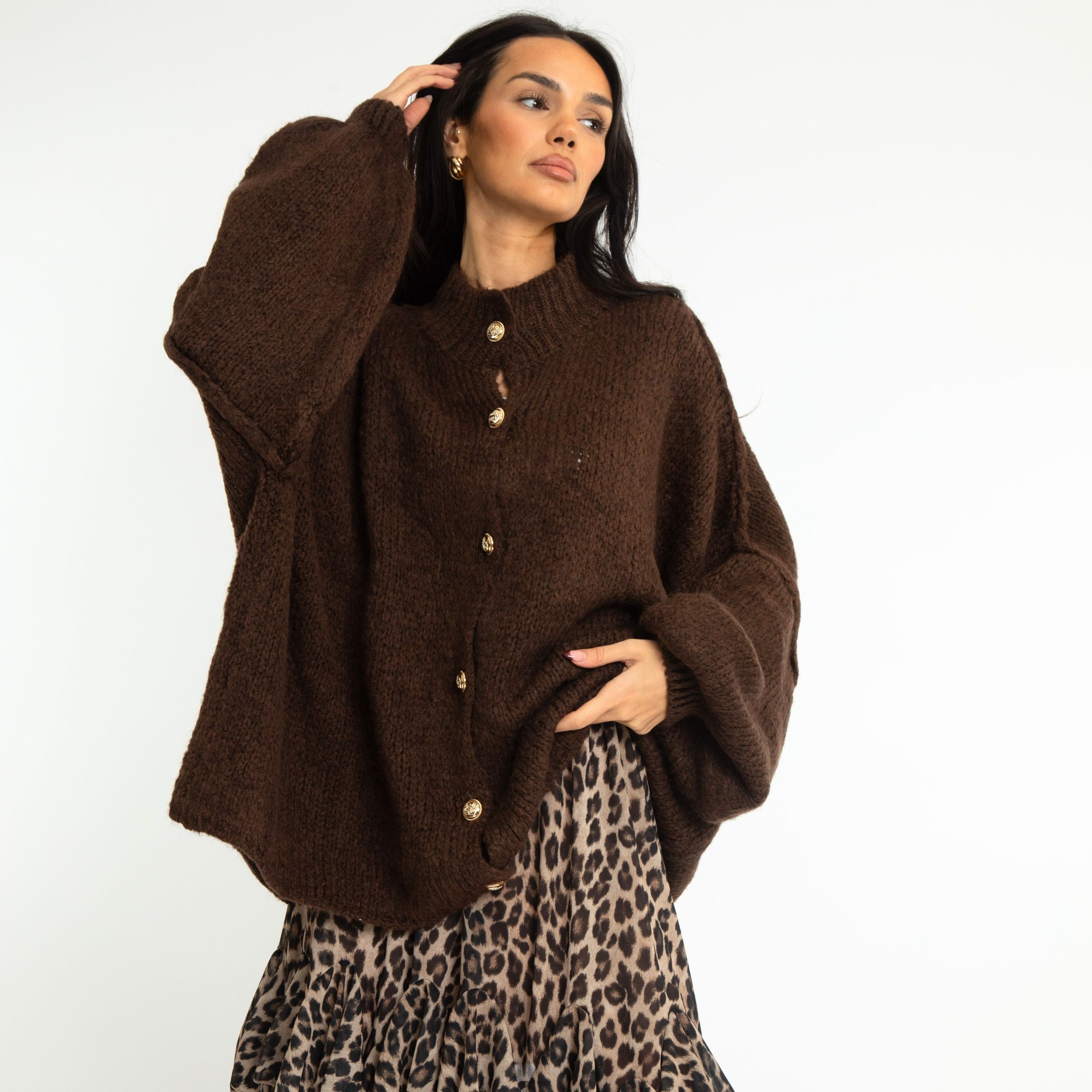 Oversized Cardigan "CozyGlam"