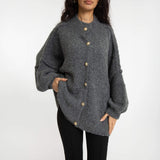 Bouclé Oversized Cardigan "CozyGlam"