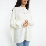 Bouclé Oversized Cardigan "CozyGlam"