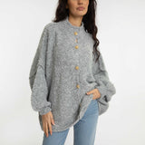 Bouclé Oversized Cardigan "CozyGlam"