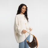 Bouclé Oversized Cardigan "CozyGlam"