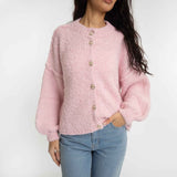 Bouclé Oversized Cardigan Short "CozyGlam"