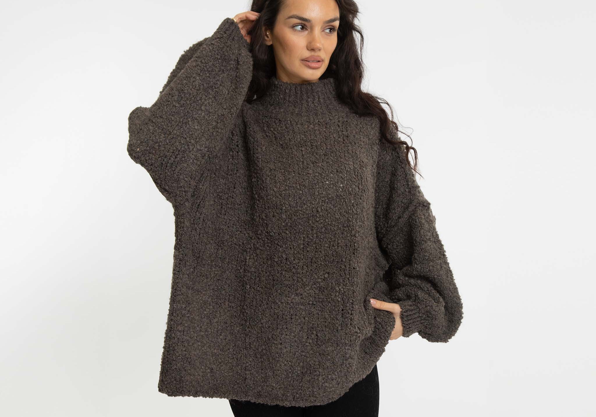 Bouclé Oversize Pullover "CasualCozy"