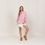 2er Pack Oversized Cardigan "CozyGlam" Black & Soft Rosa - JEWELINA