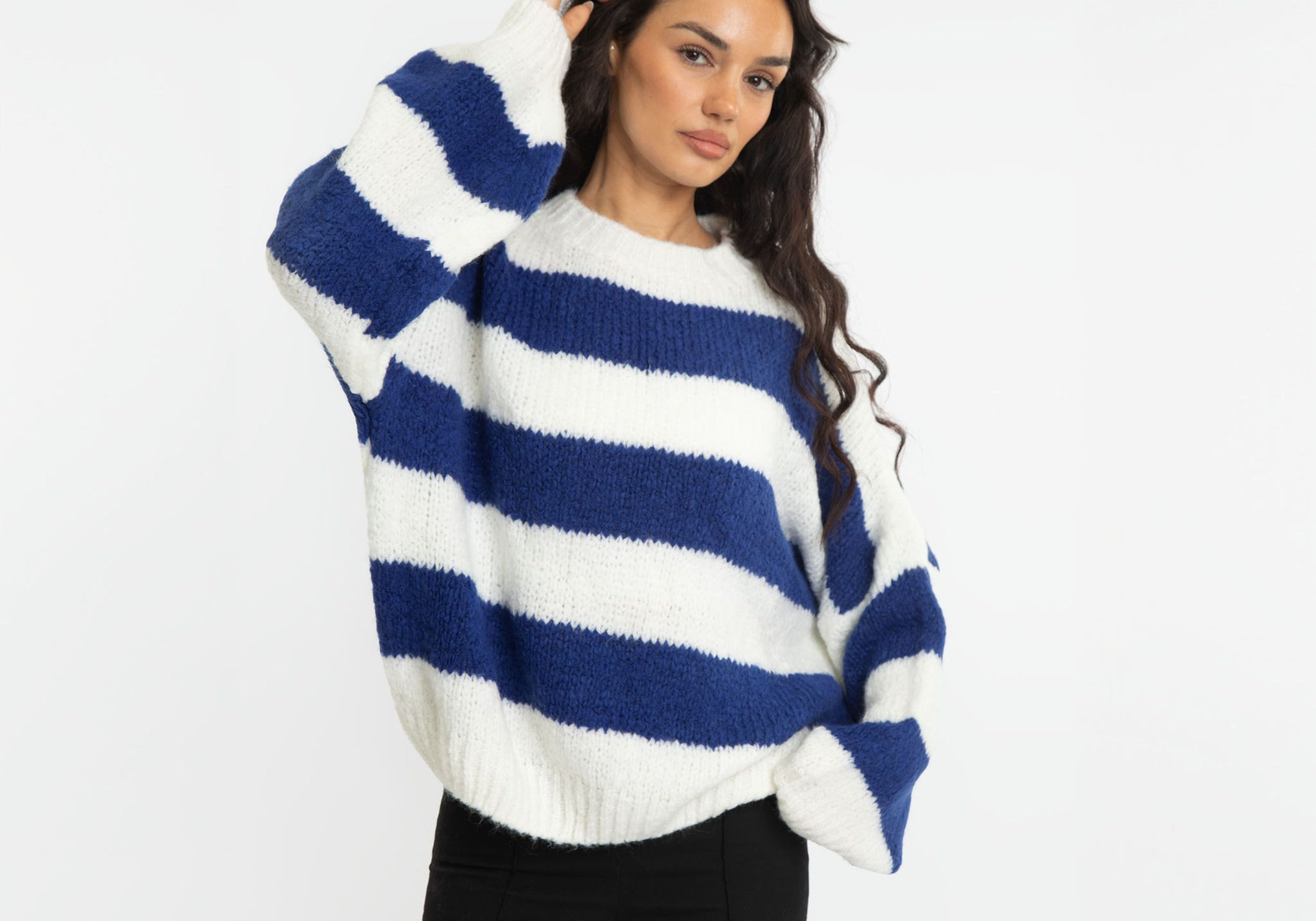 Gestreifter Pullover