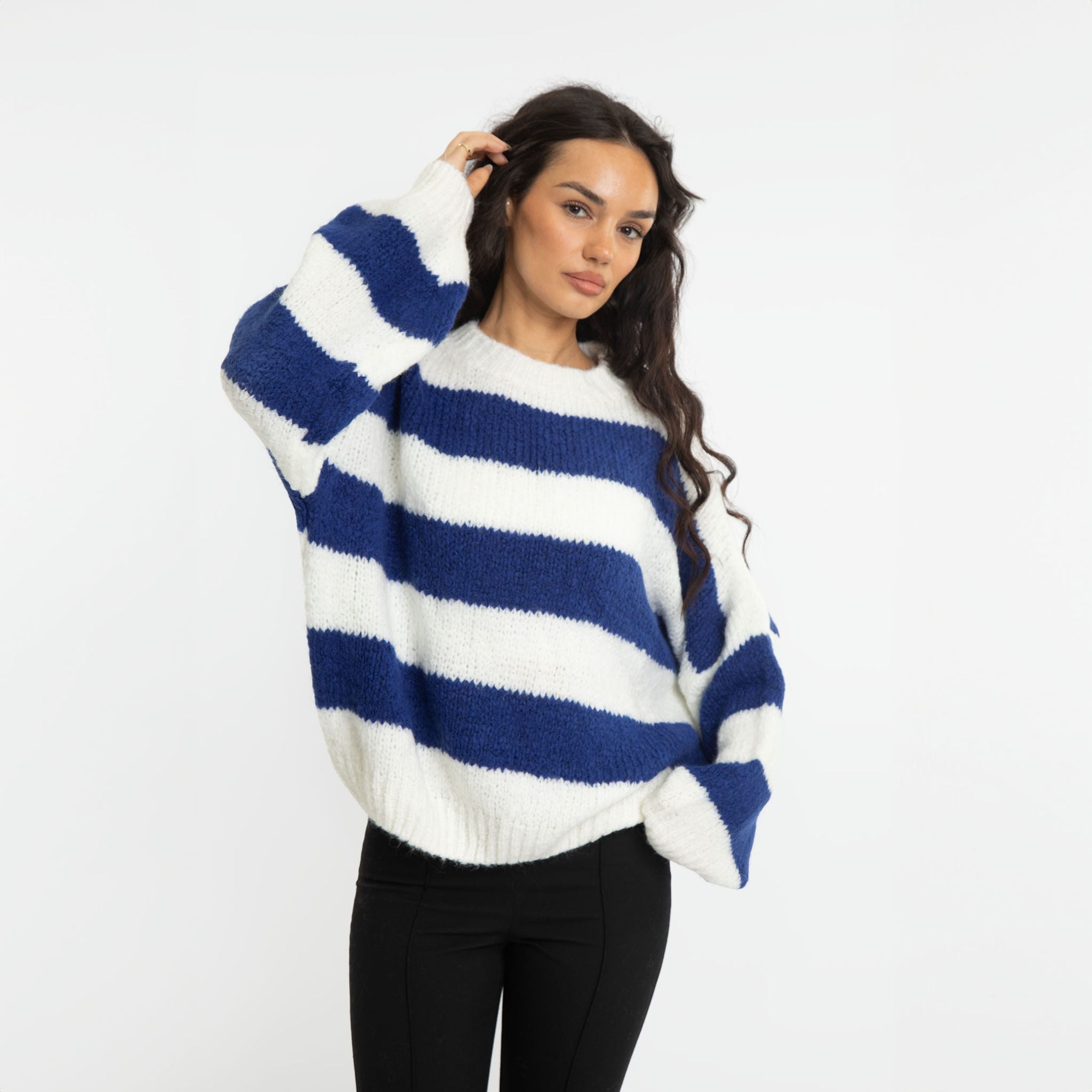 Gestreifter Pullover