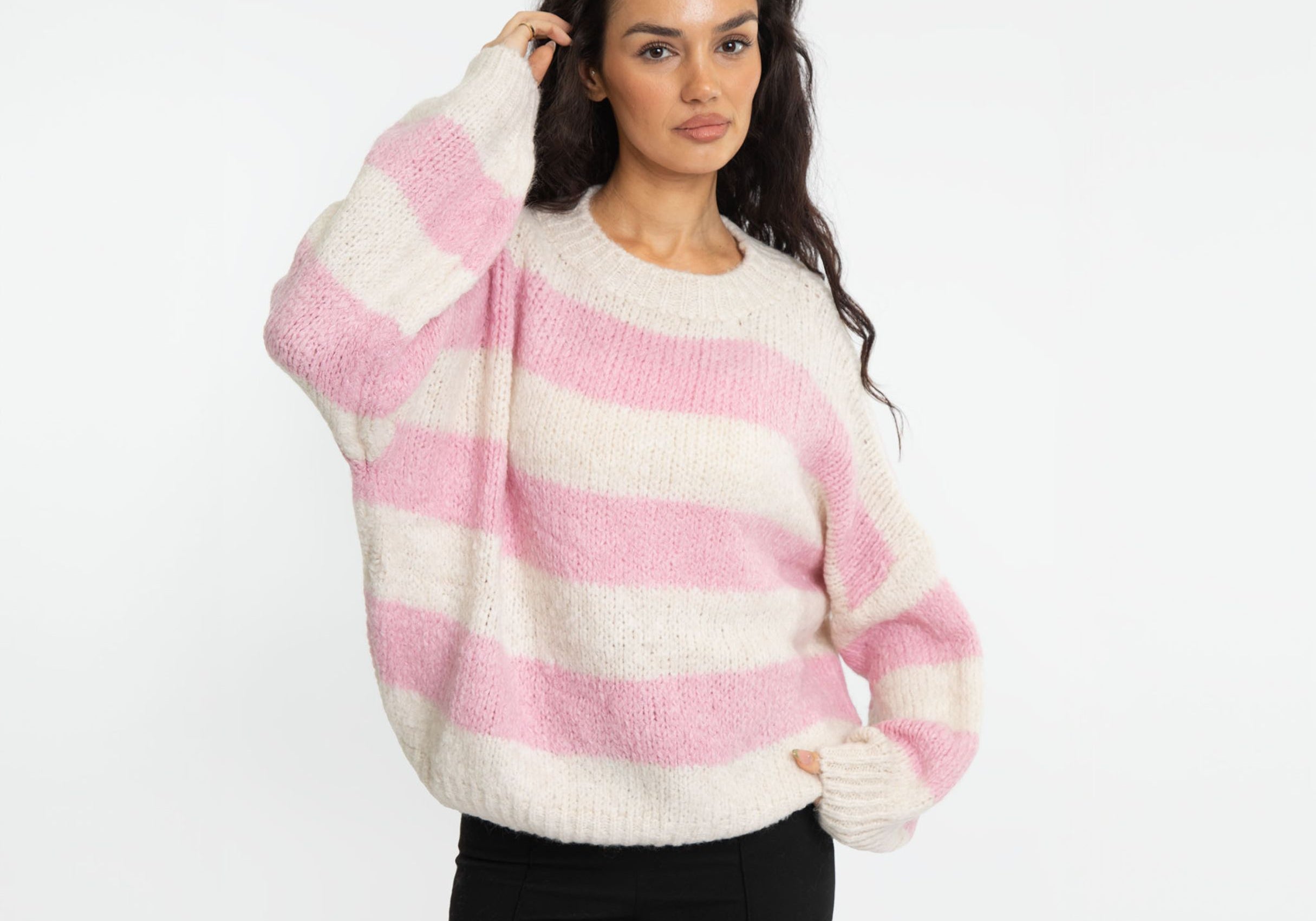 Gestreifter Pullover