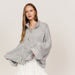 3er Pack Oversized Cardigan "CozyGlam" Light Grey/ Dark Apricot/ Pink - JEWELINA