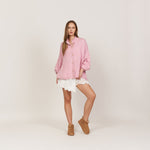 3er Pack Oversized Cardigan "CozyGlam" Soft Rosa/ Beige / Black - JEWELINA