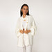 3er Pack Oversized Cardigan "CozyGlam" White/ Creme/ Black - JEWELINA