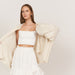 3er Pack Oversized Cardigan "CozyGlam" White/ Creme/ Black - JEWELINA