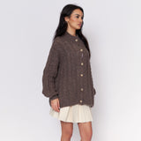 Oversize Zopfmuster Cardigan