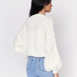 CozyGlam Oversize V-Cardigan Short