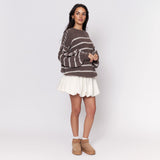 Oversize Cozy Stripes Pullover