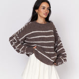 Oversize Cozy Stripes Pullover