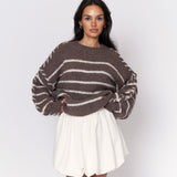 Oversize Cozy Stripes Pullover