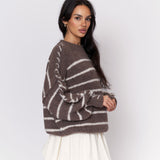 Oversize Cozy Stripes Pullover