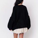 CozyGlam Oversize V-Cardigan