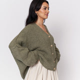 CozyGlam Oversize V-Cardigan