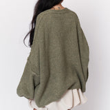 CozyGlam Oversize V-Cardigan