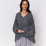 CozyGlam Oversize V-Cardigan