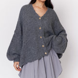 CozyGlam Oversize V-Cardigan