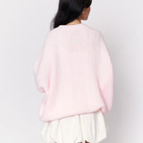 Softer Oversize Pullover mit Zopfmuster