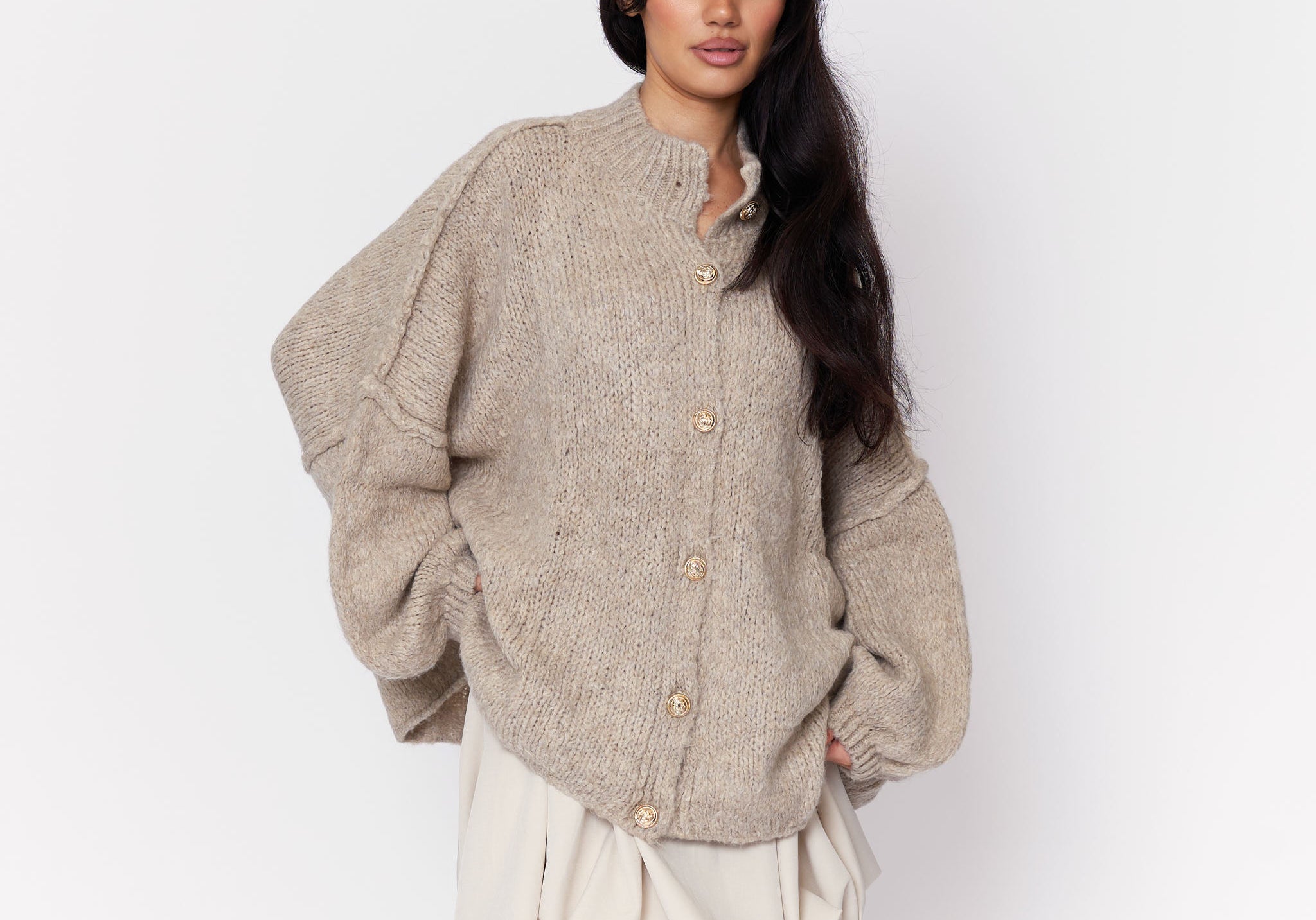 Oversized Cardigan "CozyGlam"