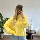 Oversize Crop Pullover "CasualCozy" - JEWELINA