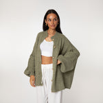 Oversized Cardigan "CozyGlam" - JEWELINA