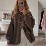 Oversized Cardigan "CozyGlam" - JEWELINA